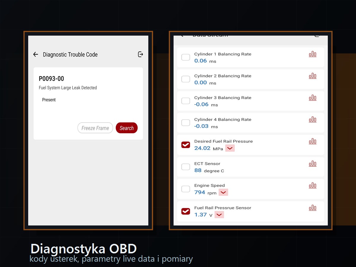 Diagnostyka OBD i kodowanie ECU